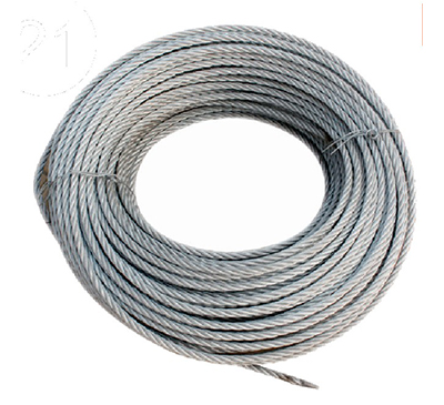 whatsize wire rope for 7500 at 43 degrees